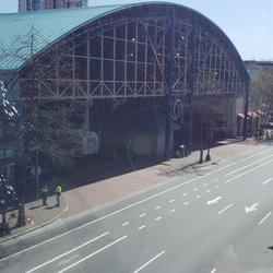 Charlotte Transportation Center - View from Lynx Blue Line: Track 1