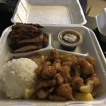 Happy Teriyaki 7 - Lemon chicken was GREAT-not soggy, not too sweet. The teriyaki chicken wasn't my favorite. - Japanese Near Me - Tacoma, Washington Happy Teriyaki 7 - Lemon chicken was GREAT-not soggy, not too sweet. The teriyaki chicken wasn't my favorite. - Japanese Near Me - Tacoma, Washington