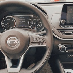 Dashboard of the car.