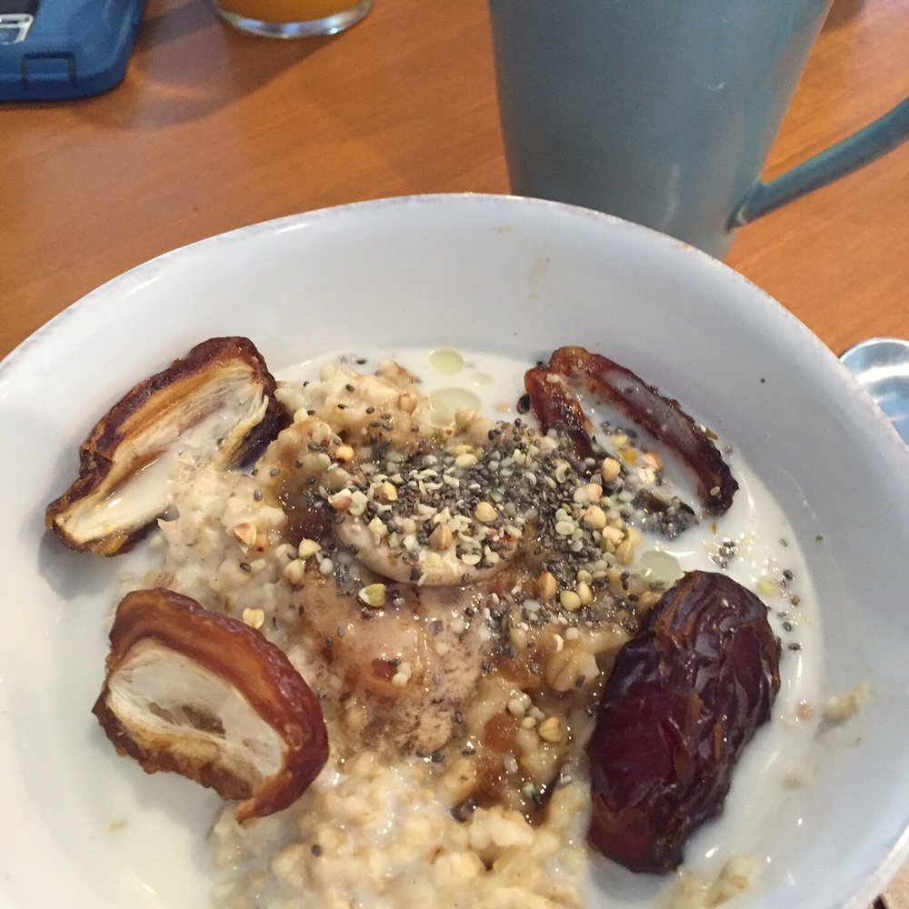 Kitchenette - Steel cut oatmeal - Sooo good on w cold morning. - Breakfast & Brunch Near Me - Templeton, California Kitchenette - Steel cut oatmeal - Sooo good on w cold morning. - Breakfast & Brunch Near Me - Templeton, California