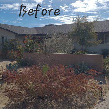 RN Landscape - All the bushes and trees were overgrown. Complete clean-up job. - Landscaping Near Me RN Landscape - All the bushes and trees were overgrown. Complete clean-up job. - Landscaping Near Me