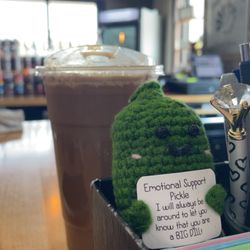 Douglas Street Coffee - Emotional support pickle to go with my coffee