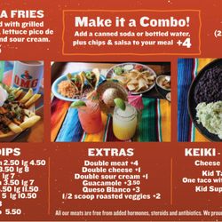 Oahu Mexican Grill - Lunch/Dinner menu 2