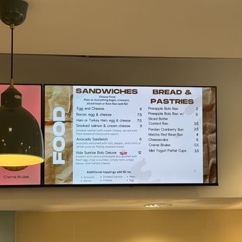 Vida Coffee - Food menu - Coffee & Tea Near Me - Cambridge, Massachusetts