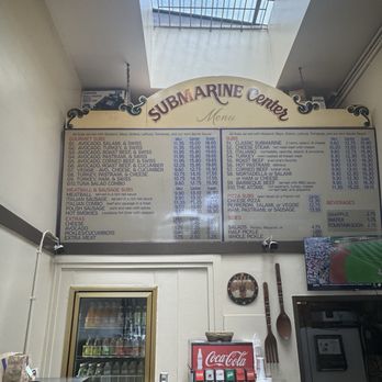 Submarine Center - The menu - Italian Near Me - San Francisco, California Submarine Center - The menu - Italian Near Me - San Francisco, California