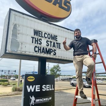Midas of Tupelo - Owner celebrating city becoming state championship - Tires Near Me - Tupelo, Mississippi Midas of Tupelo - Owner celebrating city becoming state championship - Tires Near Me - Tupelo, Mississippi