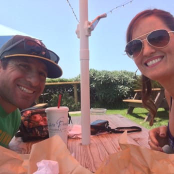 Padaro Beach Grill - Me and the hubby waiting for our food while the kids play. - American Near Me - Carpinteria, California Padaro Beach Grill - Me and the hubby waiting for our food while the kids play. - American Near Me - Carpinteria, California