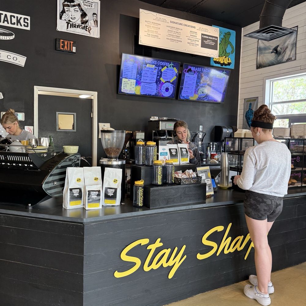 Brass Tacks Coffee - Counter - Coffee & Tea Near Me - Jacksonville, Florida Brass Tacks Coffee - Counter - Coffee & Tea Near Me - Jacksonville, Florida
