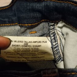 Beall's Department Stores - Shorts Material Tag