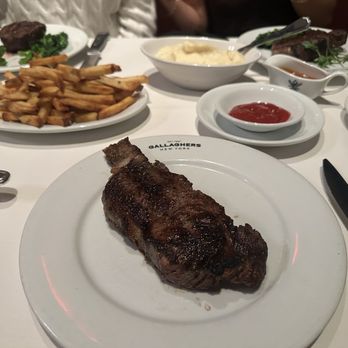 Gallaghers Steakhouse - New York Sirloin French Fries - Steakhouses Near Me - New York, New York Gallaghers Steakhouse - New York Sirloin French Fries - Steakhouses Near Me - New York, New York