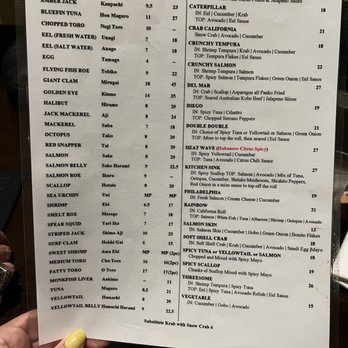 Shino Sushi - Sushi menu - Japanese Near Me - San Diego, California