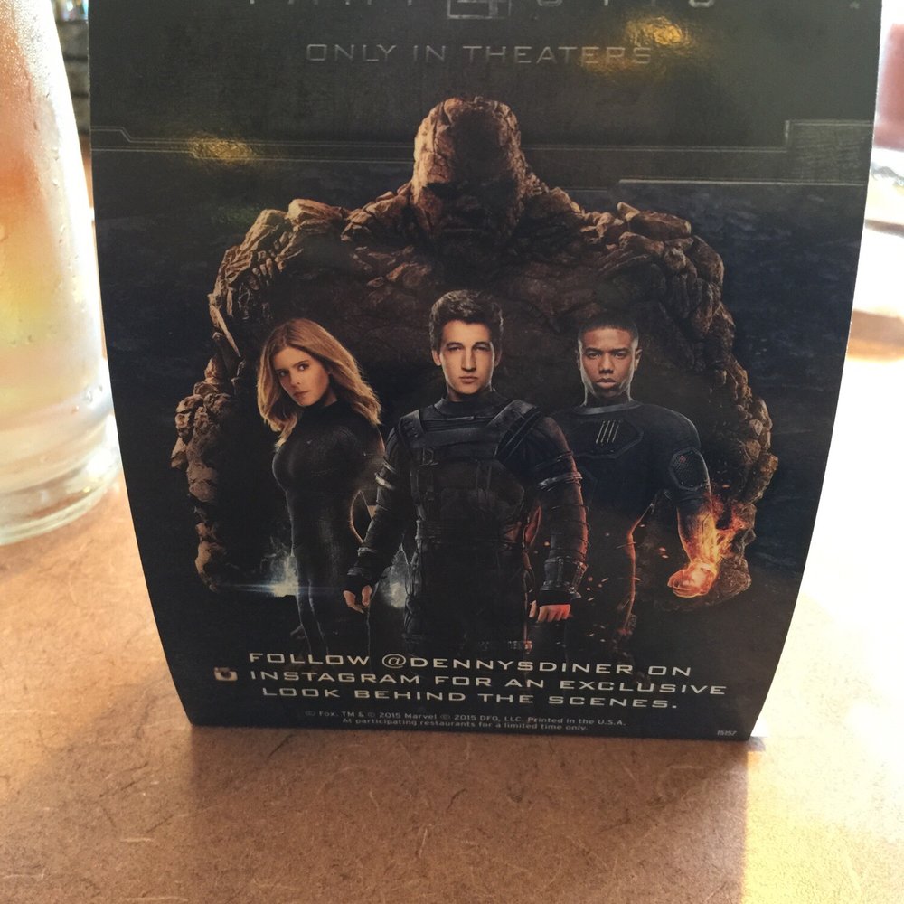 Denny's - The FANTASTIC FOUR movie Twitter™ and Instagram™ ad/promo - American Near Me - San Jose, California Denny's - The FANTASTIC FOUR movie Twitter™ and Instagram™ ad/promo - American Near Me - San Jose, California