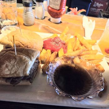 La Mariana Sailing Club - French dip with fries - Seafood Near Me - Honolulu, Hawaii La Mariana Sailing Club - French dip with fries - Seafood Near Me - Honolulu, Hawaii