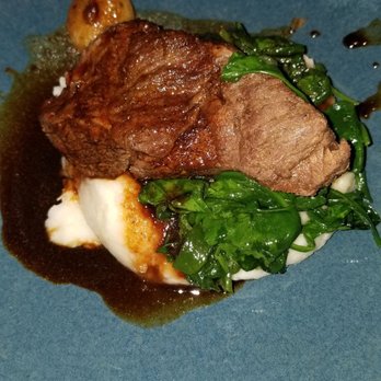 Pacifica Seafood Restaurant - Braised boneless short rib, spinach sauteed on garlic mashed potatoes - Seafood Near Me - Palm Desert, California Pacifica Seafood Restaurant - Braised boneless short rib, spinach sauteed on garlic mashed potatoes - Seafood Near Me - Palm Desert, California