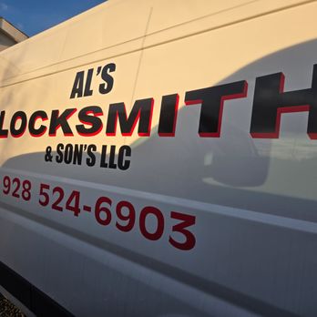 Al's Locksmith & Sons - We have a new Van added to our company.
Same AL's Locksmith & Son's now Aka with the LLC as well. - Keys & Locksmiths Near Me - Holbrook, Arizona Al's Locksmith & Sons - We have a new Van added to our company.
Same AL's Locksmith & Son's now Aka with the LLC as well. - Keys & Locksmiths Near Me - Holbrook, Arizona