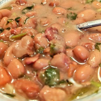 Lupe Tortilla Mexican Restaurant - Close up of Charro Beans - Tex-Mex Near Me - Austin, Texas Lupe Tortilla Mexican Restaurant - Close up of Charro Beans - Tex-Mex Near Me - Austin, Texas