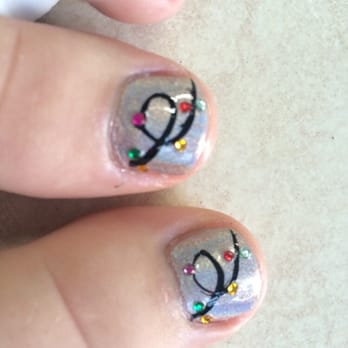 Miley's Nails - Cute Christmas toes! - Nail Salons Near Me - Honolulu, Hawaii