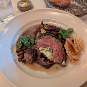 Chez Panisse - Spit-roasted Stemple Creek Ranch grass-fed beef rib-eye - New American Near Me - Berkeley, California Chez Panisse - Spit-roasted Stemple Creek Ranch grass-fed beef rib-eye - New American Near Me - Berkeley, California