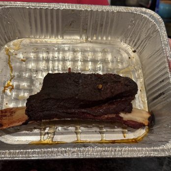 HammerDown BBQ - To Go Beef Rib, This was the smaller of the two ! - Barbeque Near Me - Aldie, Virginia HammerDown BBQ - To Go Beef Rib, This was the smaller of the two ! - Barbeque Near Me - Aldie, Virginia