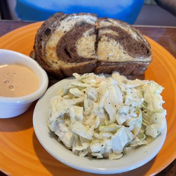 Thunderbird Cafe - Patty melt and coleslaw - Breakfast & Brunch Near Me - McGaheysville, Virginia