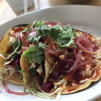 Morgans Restaurant - Beet and Goat Cheese Tacos - New American Near Me - Miami, Florida