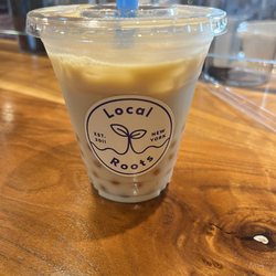 Local Roots - Mango boba tea