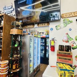 Don's Liquor Store Leander - Sneak peek into the back fridge area