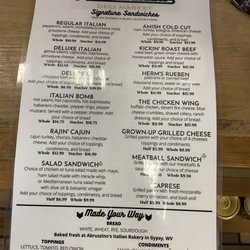 Hermosilla's Deli Market - New menus