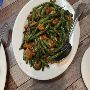Ma's Dumpling House - Green 39. Chicken String Beans - Dim Sum Near Me - Anaheim, California