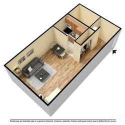 Parlmont Park Apartments - Studio - furnished