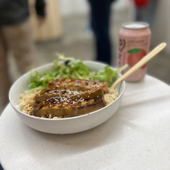 Glaze Teriyaki - Tofu bowl with rice, salad & medium-spicy teriyaki glaze. - Caterers Near Me - New York, New York Glaze Teriyaki - Tofu bowl with rice, salad & medium-spicy teriyaki glaze. - Caterers Near Me - New York, New York