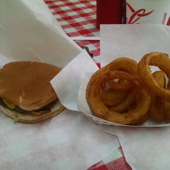 Jones Lunch - Bacon cheeseburger all the way, onion rings. - Burgers Near Me - Clayton, North Carolina Jones Lunch - Bacon cheeseburger all the way, onion rings. - Burgers Near Me - Clayton, North Carolina