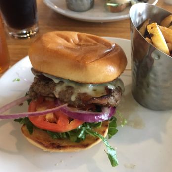 Brick & Spoon Mobile - Cheeseburger and fries - Southern Near Me - Mobile, Alabama