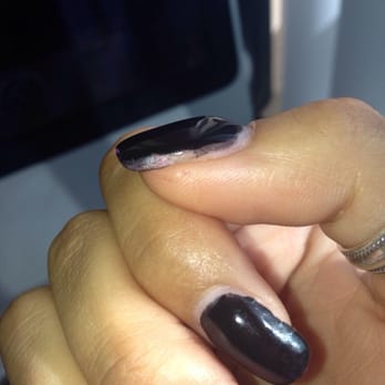 Nails by Miyako - Went back to get them fixed & cut shorter to prevent breakage. Some fixer upper paint job! - Nail Salons Near Me - Torrance, California