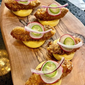 Quique Crudo - Fried Oysters (Ostiones) - Cocktail Bars Near Me - New York, New York Quique Crudo - Fried Oysters (Ostiones) - Cocktail Bars Near Me - New York, New York