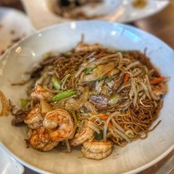 Taroko Asian Bar And Grill - Wok-tossed shrimp noodles loaded with fresh vegetables and savory flavors. A satisfying Asian fusion favorite at Taroko in Downtown Redding.