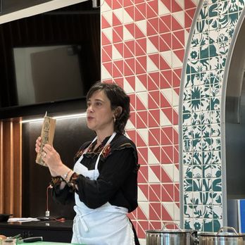 La Plaza Cocina - Maite cooking one of the recipes in Josefina's cookbook - Cultural Center Near Me - Los Angeles, California La Plaza Cocina - Maite cooking one of the recipes in Josefina's cookbook - Cultural Center Near Me - Los Angeles, California