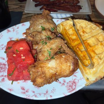 Yardbird - CHICKEN 'N' WATERMELON 'N' WAFFLES - Southern Near Me - Las Vegas, Nevada Yardbird - CHICKEN 'N' WATERMELON 'N' WAFFLES - Southern Near Me - Las Vegas, Nevada