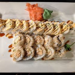 Bonzai Steak, Teriyaki and Sushi House - A.T. Still Roll (Top) and California Roll (Bottom)! Amazing!