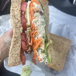 Nature's Way Cafe - Lake Park - Chicken salad sandwich  Chicken Walnut Raisin Salad