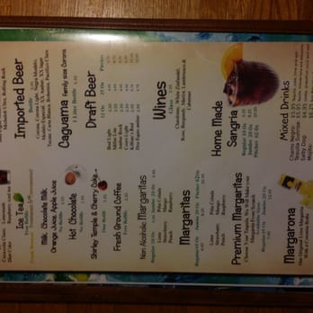 Casa Mexico - Drink menu - Mexican Near Me - East Grand Forks, Minnesota