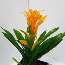 Silk Plant Warehouse Your Decor Accessory Store - Bromeliad Yellow