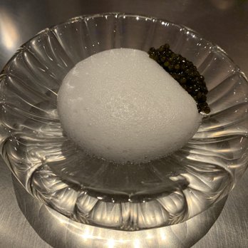 Alinea - Winter Caviar course in the Gallery - New American Near Me - Chicago, Illinois