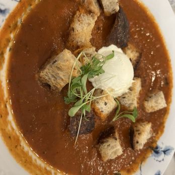 maman - Tomatoe bisque with crime fresh and croutons - Bakeries Near Me - Coral Gables, Florida maman - Tomatoe bisque with crime fresh and croutons - Bakeries Near Me - Coral Gables, Florida