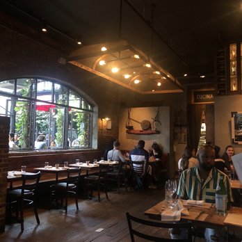 Aurora - Inside with a view of their outdoor seating - Italian Near Me - Brooklyn, New York