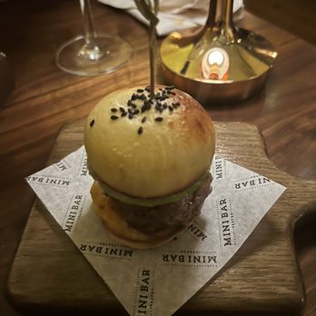 Mini Bar de José Avillez - Mini burger - meat was so tender and delicious - Gastropubs Near Me - Lisbon, 11 Mini Bar de José Avillez - Mini burger - meat was so tender and delicious - Gastropubs Near Me - Lisbon, 11