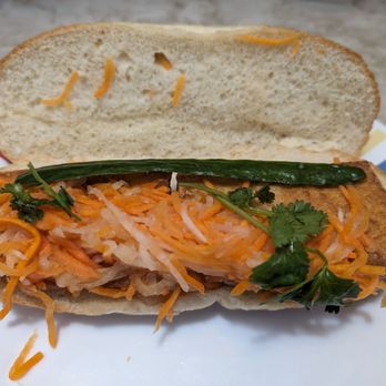 Viet Time - Saddest Banh mi I've ever seen. I'm actually shocked at how they think this is ok to serve! - Vietnamese Near Me - San Bruno, California
