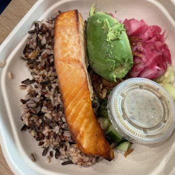 sweetgreen - Healthy Salads, Wraps, and Bowls - Miso Glazed Salmon with Wild Rice - Salad Near Me - Newport Beach, California sweetgreen - Healthy Salads, Wraps, and Bowls - Miso Glazed Salmon with Wild Rice - Salad Near Me - Newport Beach, California
