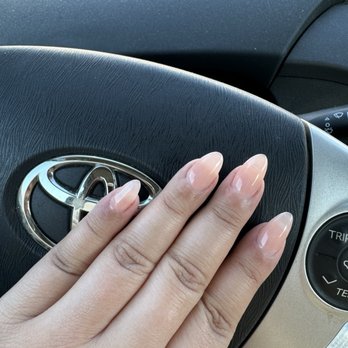 Elegant Nails & Spa - Gel X, almond shape in nude - Nail Salons Near Me - Goleta, California Elegant Nails & Spa - Gel X, almond shape in nude - Nail Salons Near Me - Goleta, California