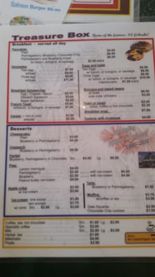 Menu photo 2 Treasure Box Rocky Harbour, NL Menu photo 2 Treasure Box Rocky Harbour, NL